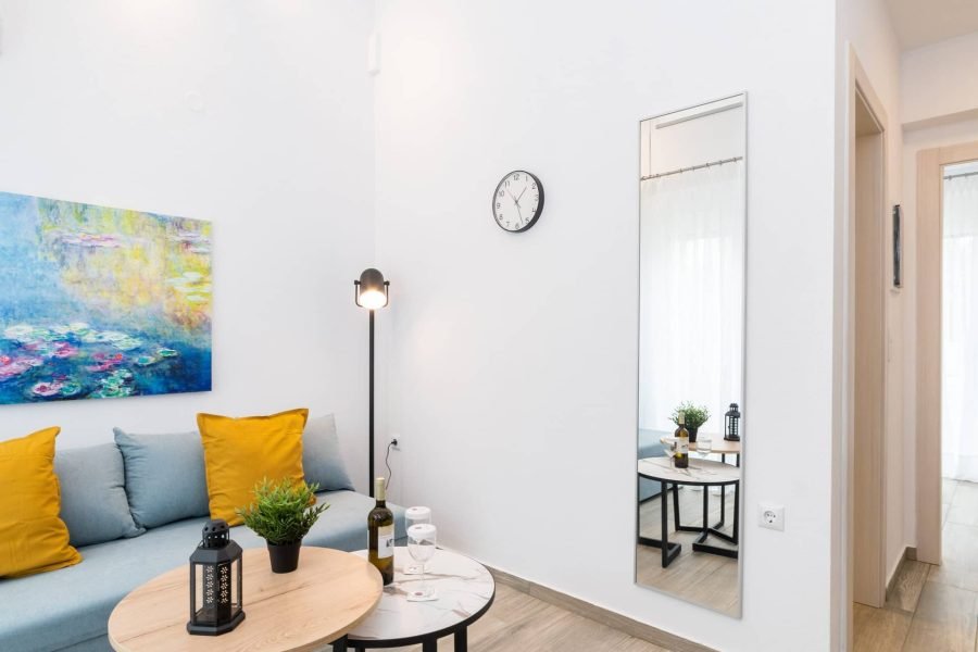 Sunny courtyard of the 